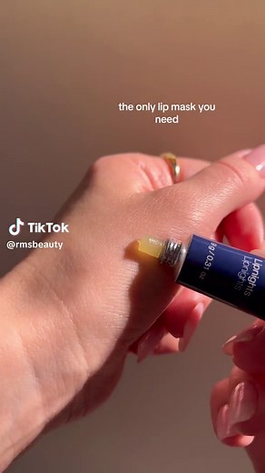 Hydrated Lips with RMS Beauty Lip Mask | 20% Off Code: TIKTOKRMS