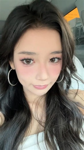 Pink bunny makeup look🎀🐰#makeup #blush