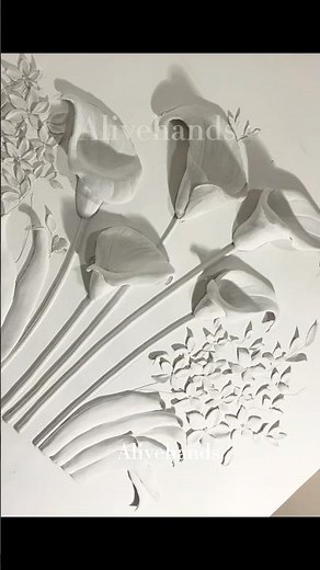 Creating Stunning 3D Wall Art with Plaster Techniques🤩