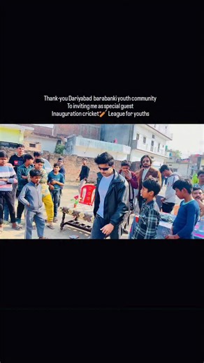 Adnan Khan champion 🥇 | Thank you dariyabad barabanki youth community to inviting me as special guest inauguration.. Cricket League 🏏... | Instagram