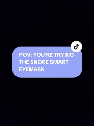Dive in a world of deep sleep annoyance free with SNORE's Smart Eyemask #GetSnore #fyp #viral #fypviral #foryou #foryoupage #sleep #trend #smart