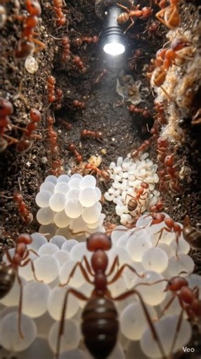 Tiny Camera Mounted on a Real Ant 🐜 | Underground Colony POV