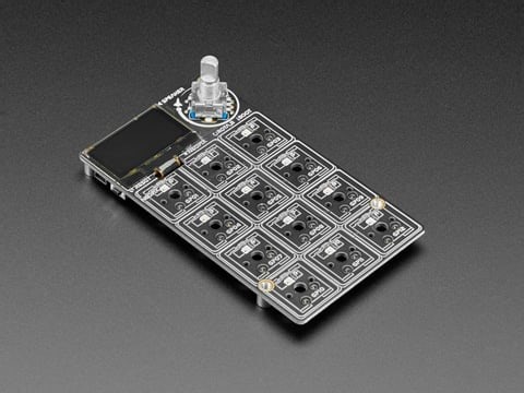 Adafruit MACROPAD RP2040 Bare Bones - 3x4 Keys   Encoder   OLED