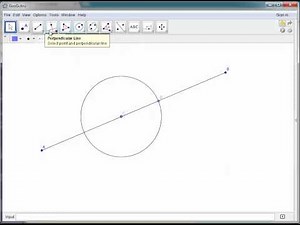 GeoGebra Perpendicular and Parellel Lines