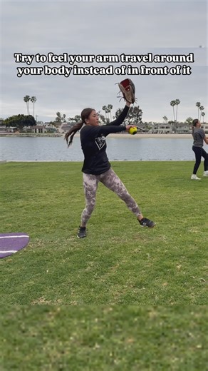 Toni Paisley ▪︎ Pro Athlete on Instagram: "Speed down, timing off & low command? Try this ☝️& comment “coaching” to train with me  漏 . In the meantime, something really useful is understanding more about taking and it actually feels like to have your arm travel around your body  . Unlock effortlessness  if that’s what ya call it  #paisleyspitching #pitching #velocity #pitchers #fastpitch #softballpitcher #pitch #fastball #screwball #changeup"
