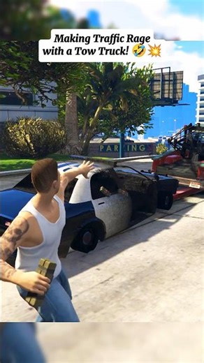 The most EVIL Tow Truck trap in GTA 5! 🤣🚓 #gta5 #gta #shorts