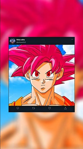 Goku Becomes Super Saiyan God For The First Time☠️