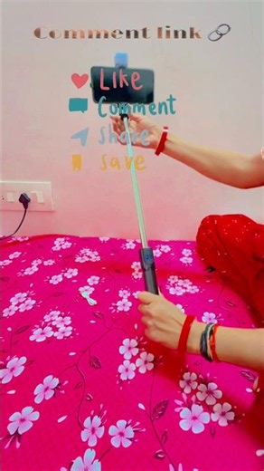 📸 3 in 1 Selfie Stick Tripod with Bluetooth Remote & 360° Rotation ✨