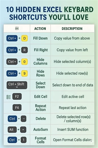 185K views · 601 reactions | ✅️✰ Excel Hidden Shortcuts Keys.... #Excel #exceltricks #ExcelTraining #exceltips #msexcel #msexceltraining #msexcelformulas #msexcelshortcutkeys #viralchallenge #viralphotochallenge #viralpost #reels #fblifestyle #microsoftexcel #windows #worksheets #excelformulas #Harkesh #harkeshkumar #excelunlocked Microsoft Excel Excel Wale Sir Excel Unlocked Excel By Vikal Facebook Instagram | Harkesh Kumar | Facebook