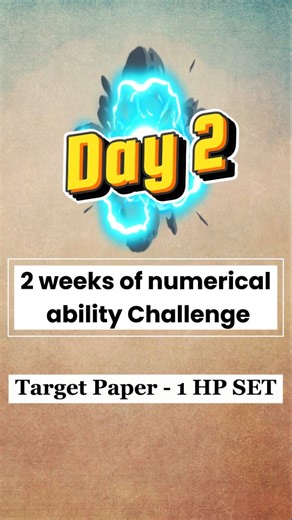 Bansal_Academy on Instagram: "Day 2 | Two-Week Numerical Challenge | HP SET Welcome to Day 2 of our 14-Day Numerical Challenge, specially designed for HP SET aspirants 💪 📌 This challenge will help you: ✔️ Strengthen numerical problem-solving ✔️ Improve speed & accuracy ✔️ Practice exam-oriented numericals ✔️ Understand frequently asked patterns in HP SET 🎯 14 days of focused practice = confidence in HP SET numericals! 👉 Solve today’s questions 👉 Comment your answers 👉 Stay connected for Da
