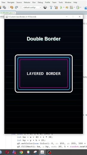 5 Custom Java Borders in 8 Seconds