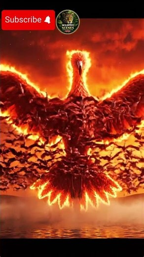 A phoenix made of birds… you won’t believe this