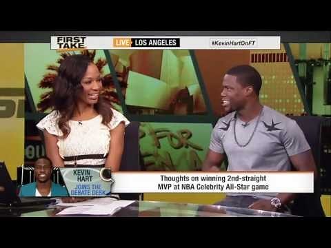 Kevin Hart On ESPN First Take! (Taking shots At Stephen A Smith & Skip Bayless)