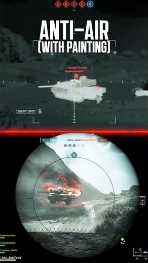 Anti-Air: No Paint vs Painted Targets