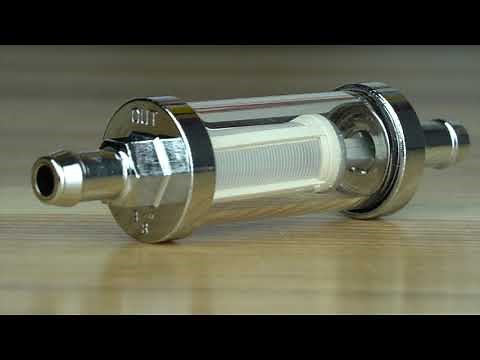 555-15041 JEGS Clearview In Line Fuel Filter 3 8 in