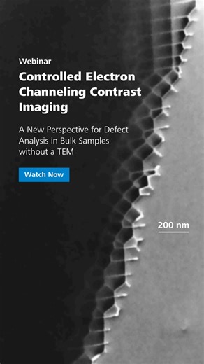 Learn a practical approach to studying crystallographic defects in bulk samples using controlled electron channeling contrast imaging (cECCI). This webinar offers an introduction to the technique and its applications, supported by ZEISS FE-SEM technology. 📺 Watch the webinar here | ZEISS Microscopy