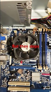 Why PC fan starts and stops and then starts again? #pcfix #whatsbroken