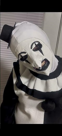 (DIY)Homemade Art The Clown Mask and Costume.
