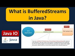 What is BufferedStreams in Java? | Java IO | Java Tutorial