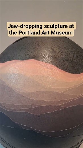 📍At the Portland Art Museum: Ombre Japanese Pottery #art #pottery #sculpture #creativeprocess