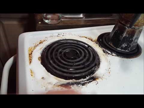 How to remove burnt-on grease from ceramic stove top to with household items #Toronto