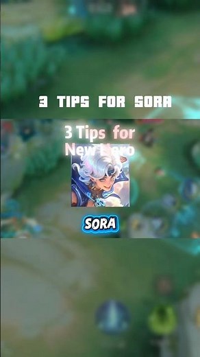 3 Secret Sora Tips You MUST Know 🔥 | New Hero Guide #Shorts#mlbb#sora