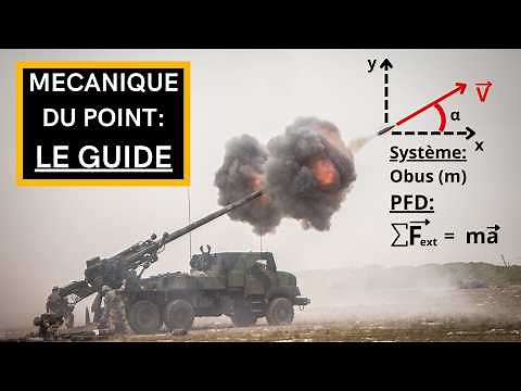 Les SECRETS de la DYNAMIQUE du POINT : Forces, PFD, Chute libre (avec et sans frottements)