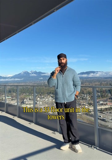 POV: You just found a 33rd-floor condo in Langley with THESE views 😳 $915,000 gets you: 🏙️ Sub-penthouse corner unit 🛌 2 beds den 🛁 2 baths 📐 1,054 sqft 🌄 Golden Ears mountain views Floor-to-ceiling windows, AC, quartz counters, gas cooktop, and a balcony you’ll never stop flexing. Resort-style amenities prime Willoughby location. Would you live this high up? 👀 My info: ✨ Arsh Rangar ▫️ Royal LePage Elite West 📞 604-446-4532 📩 Arshsrangar@gmail.com Listed by: Tyler Schacter – PREC RE/MA