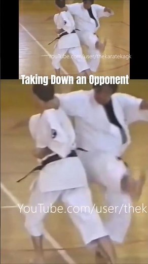 How to Take Down an Opponent in Karate | Timing & Technique. Masaki Watanabe