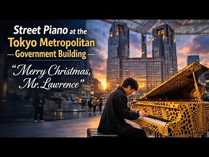 🎹戦場のメリークリスマス Street Piano at the Tokyo Metropolitan Government – “Merry Christmas, Mr. Lawrence”