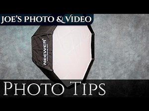Neewer Speedlite Umbrella Softbox - How To Setup & Flash Bracket Options