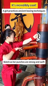 Watch in awe as this young girl demonstrates powerful and swift ancient boxing techniques, each strike echoing like thunder. Truly a testament to the mastery of Chinese #KungFu! #China #chineseculture | Embassy of The People's Republic of China in the United States