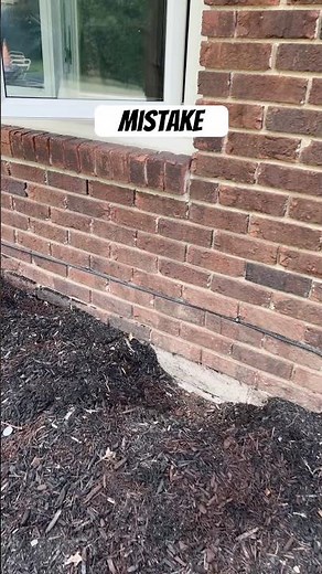 Common mulch mistake that traps moisture and damages foundations#mulch #lawncare #homecare #home