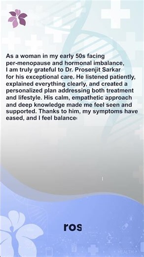 🌸 Thank you for trusting me with your journey through menopause.