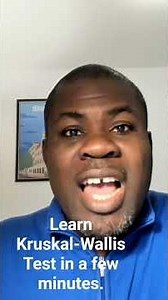 Learn Kruskal-Wallis Test for Non-parametric tests