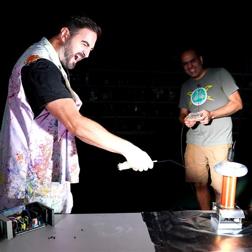 Capturing electricity at 1.75 MILLION fps! #SlowMo #SlowMotion #SoundDesign | The Slow Mo Guys