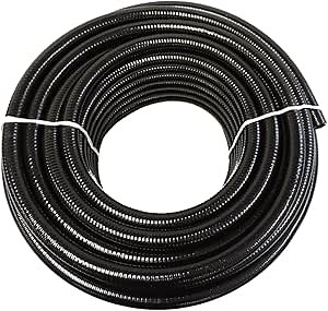 (1/2" Dia. x 25 ft) - HydroMaxx® Black Flexible PVC Pipe for Koi Ponds, Irrigation and Water Gardens