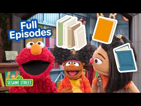 Elmo & Friends Read Their Favorite Books 📖 📕 | FOUR Sesame Street Full Episodes