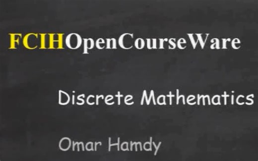 Discrete Mathematics-Selected Topics
