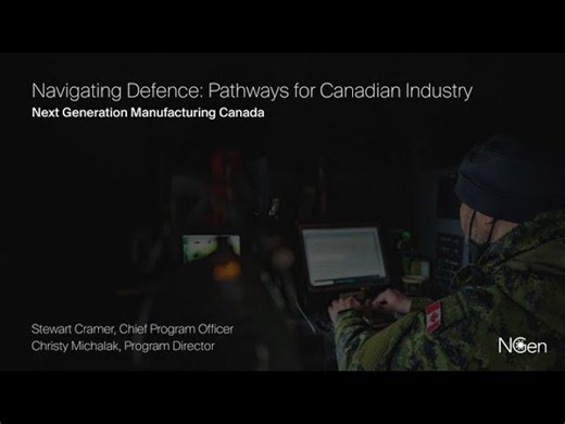 Navigating Defence: Pathways for Canadian Industry | NGen Canada