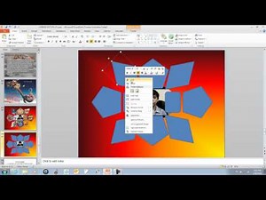 adding pictures to shapes in PowerPoint