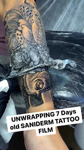 329K views · 1.5K reactions | UNWRAPPING 2nd SKIN TATTOO FILM #tattoofilm #sanidermaftercare #saniderm #tegaderm #tattoofilm #2ndskin #unwrapping #TattooHealing #tattooheal #healedtattoo #reelschallenge #reelitfeelit #fypシ゚viralシ #fbreelsfypシ゚viral #fbreelsfypシ゚ #fbreels #fbreelsviral #reelsfb | Patrick Julian Tattoos | Facebook