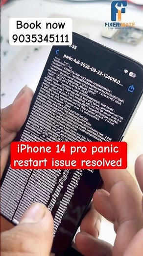 🚨 iPhone 14 Pro Panic Restart issue resolved– Watch the Solution! 🔧📱