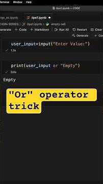 This Python Trick Caught Many Beginners | or Operator Explained | @DevWaymahab
