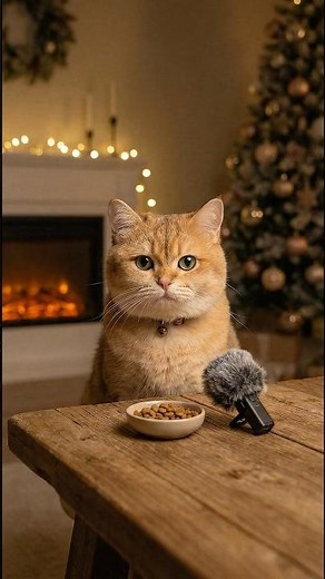 [ASMR Cat Sounds] Cute Ginger Cat Eating 😺✨ #catasmr