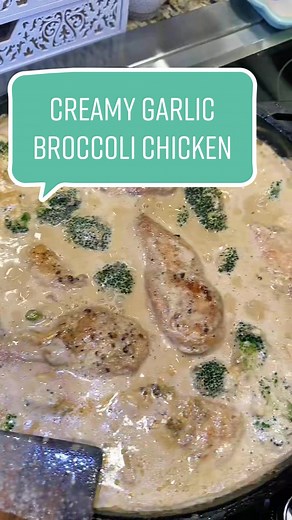 Delicious Creamy Garlic Broccoli Chicken Recipe