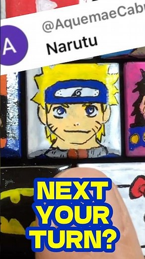 Key → NARUTO 🍥 #artwork #satisfying #customkeyboard