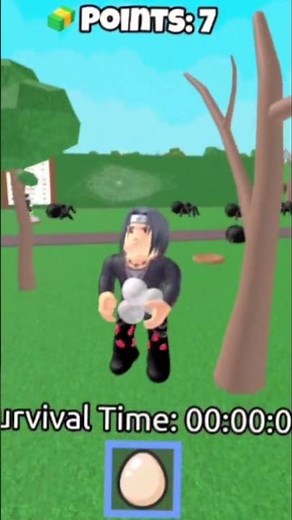 Itachi stealing eggs #roblox #viral