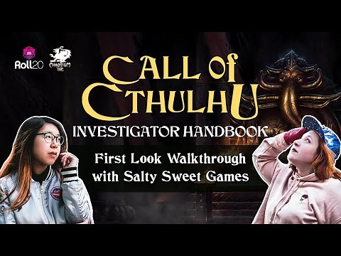 Call of Cthulhu Investigator Handbook Walkthrough on Roll20