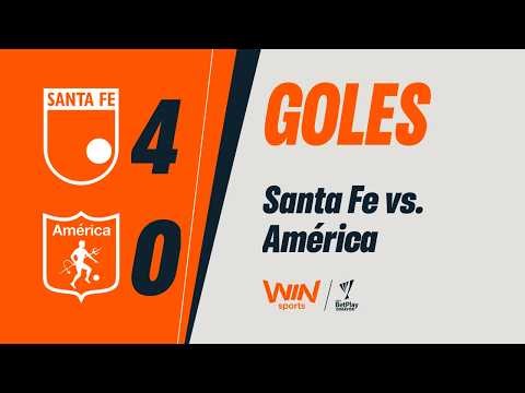 Santa Fe vs. América (goals) | Liga BetPlay 2026-1 | Quarter-finals - second leg